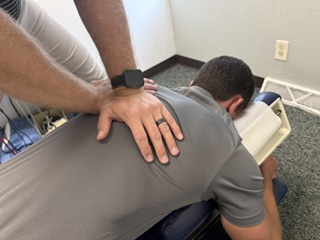 Chiropractic treatment in the Advantage Chiropractic clinic