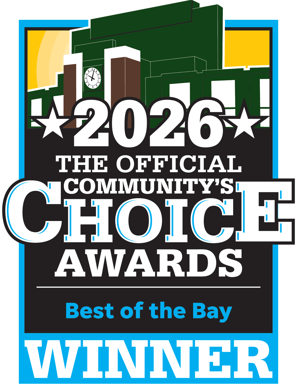 Community's Choice Awards Best of the Bay 2026 Winner